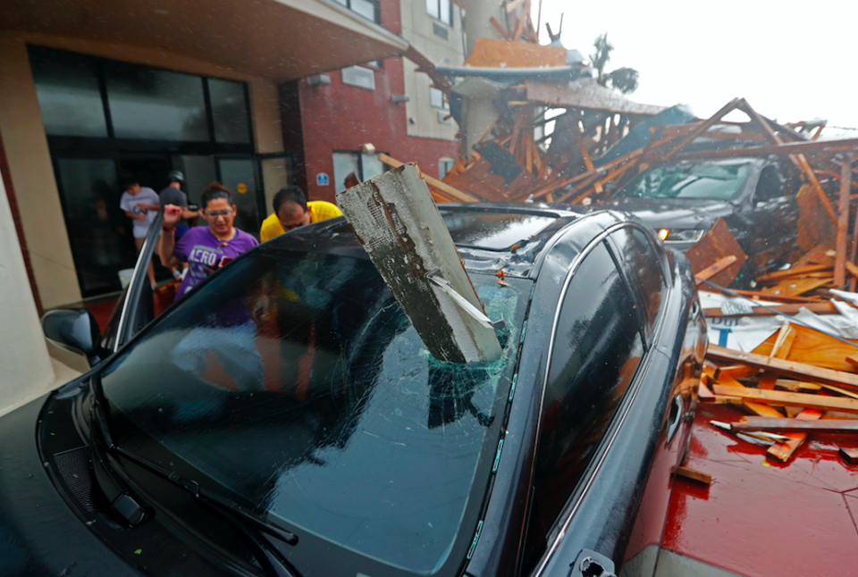 <em>Hurricane Michael has left at leat two people dead (AP)</em>