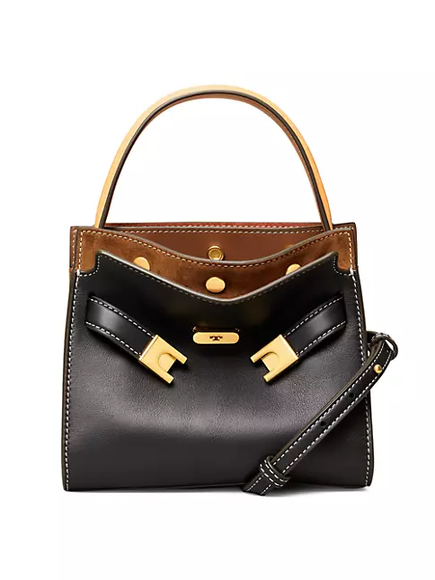 LEE RADZIWILL PETITE LEATHER DOUBLE BAG