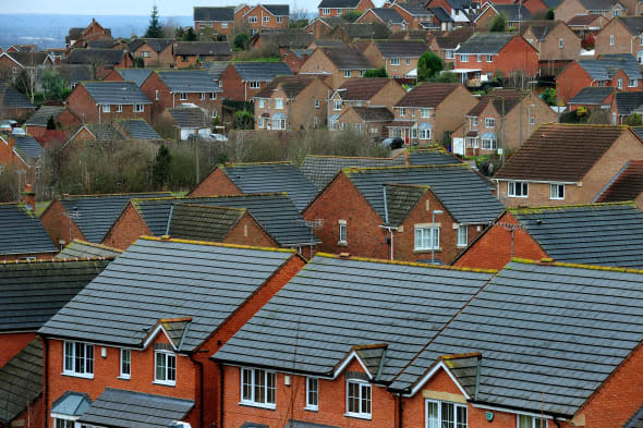 File photo dated 05/01/14 of houses in Derbyshire as prospective home-buyers are taking a 