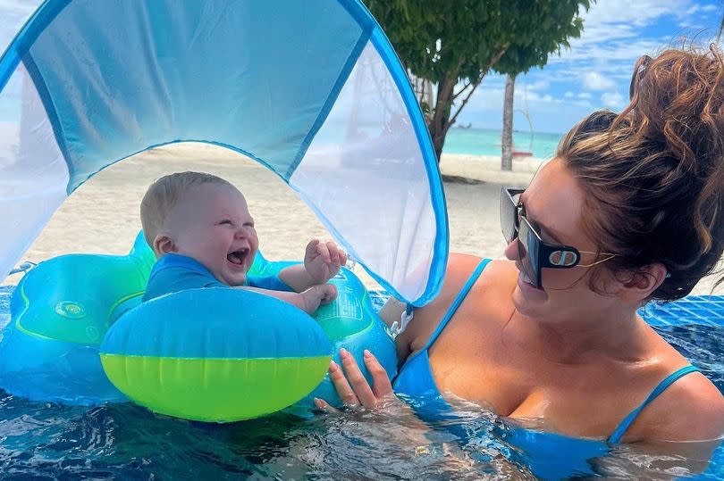 Charlotte Dawson's Maldives holiday