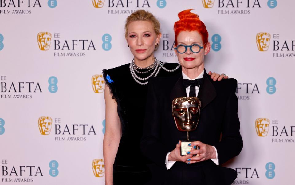 Cate Blanchett and Sandy Powell - TOLGA AKMEN/EPA-EFE/Shutterstock