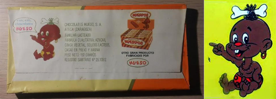 Así era la figura que acompañaba originariamente a los Huesitos. Vía TodoColección