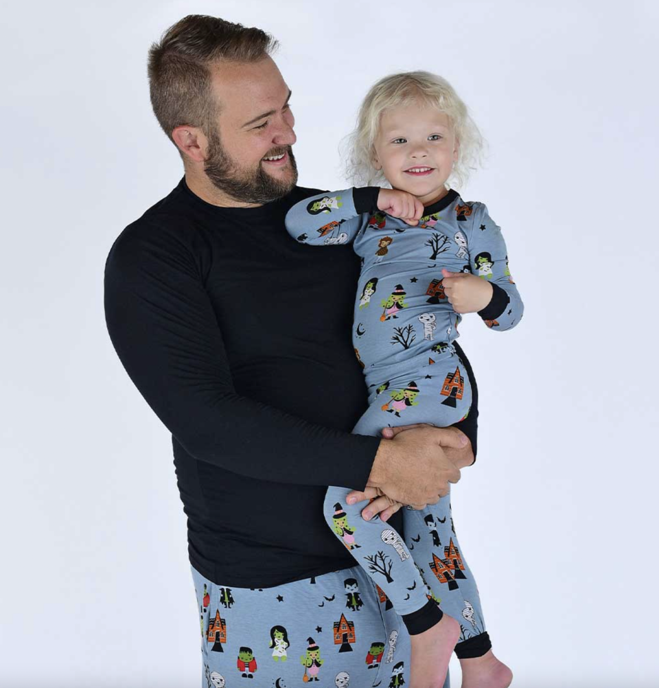 <p><a href="https://go.redirectingat.com?id=74968X1596630&url=https%3A%2F%2Femersonandfriends.com%2Fproducts%2Fhalloween-kids-bamboo-pajama-set-monsters&sref=https%3A%2F%2Fwww.thepioneerwoman.com%2Fholidays-celebrations%2Fg36973547%2Fmatching-halloween-pajamas%2F" rel="nofollow noopener" target="_blank" data-ylk="slk:Shop Now;elm:context_link;itc:0;sec:content-canvas" class="link ">Shop Now</a></p><p>Monster Party Halloween Bamboo Pajama Set</p><p>emersonandfriends.com</p><p>$41.00</p><span class="copyright">Emerson and Friends</span>