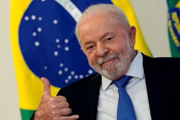 Luiz Inacio Lula da Silva, optimista en un encuentro con congresistas en el Palacio presidencial de Planalto, en Brasilia, el pasado 11 de enero. 