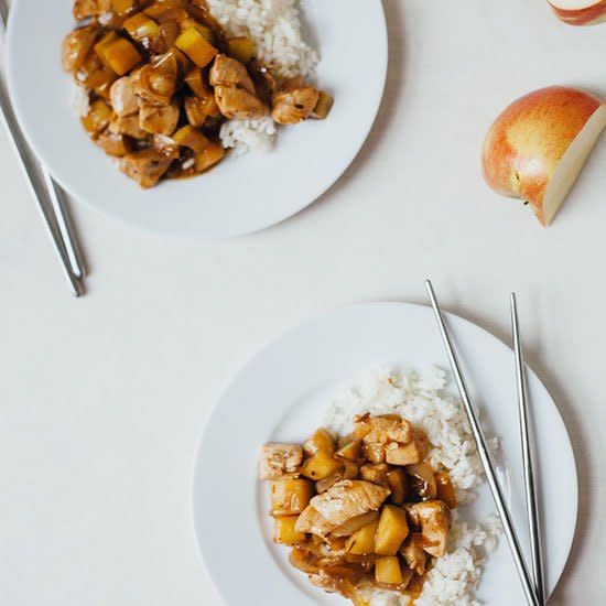 Chicken Apple Stir-Fry