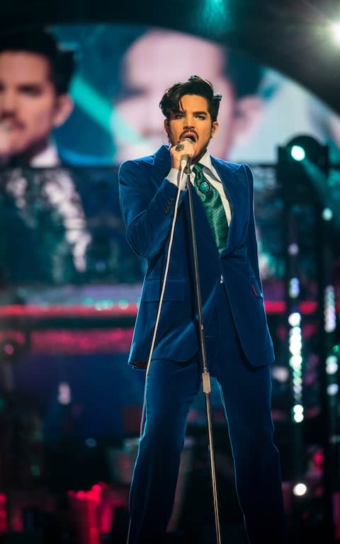 Adam Lambert performs