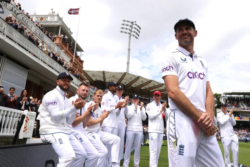 Farewell: Jimmy Anderson (Getty Images)