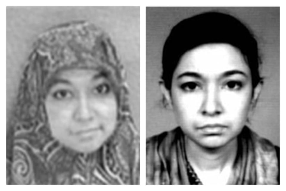 <div class="inline-image__caption"><p>Aafia Siddiqui, a Pakistan-born neuroscientist, has become a rallying cry for militant groups demanding her release from a U.S. prison.</p></div> <div class="inline-image__credit">Reuters/FBI</div>