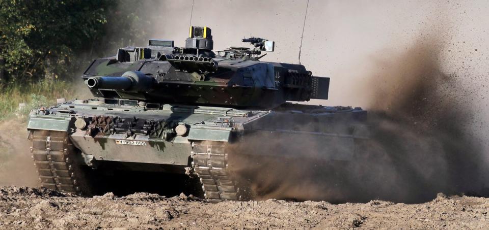 A Leopard 2 tank (AP)