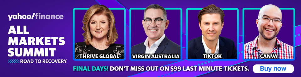 Your last chance to register for Yahoo Finance's All Markets Summit 2020.