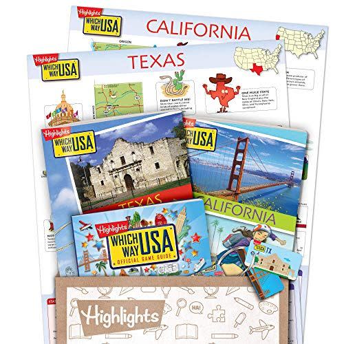 Highlights Geography Books for Kids with USA Puzzles