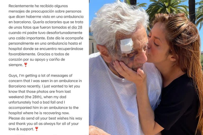 Shakira desmintió rumores sobre su salud (Captura Twitter @shakira)