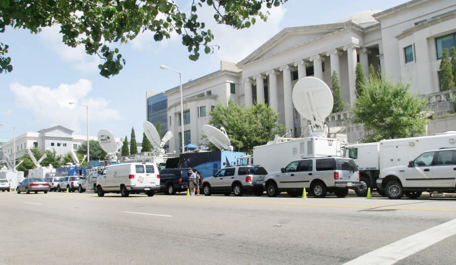 Alabama Supreme Court, seen from the outside, in Montgomery, Alabama.