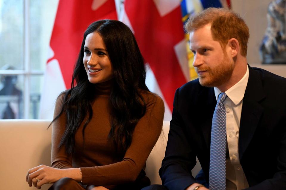 Prince Harry and his wife Meghan, Duchess of Sussex (REUTERS)