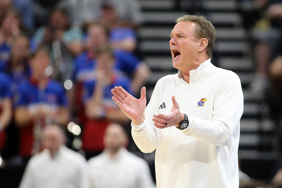 Bill Self and Kansas wrapped up the opening day of the NCAA tournament with a tight win over Samford on Thursday night.