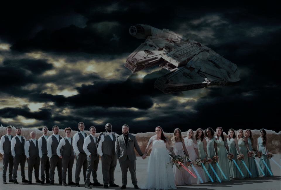 star wars wedding