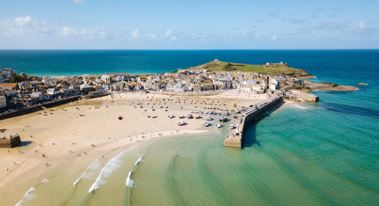 St Ives in Cornwall was named the world's fifth top emerging destination for 2021 (Getty)