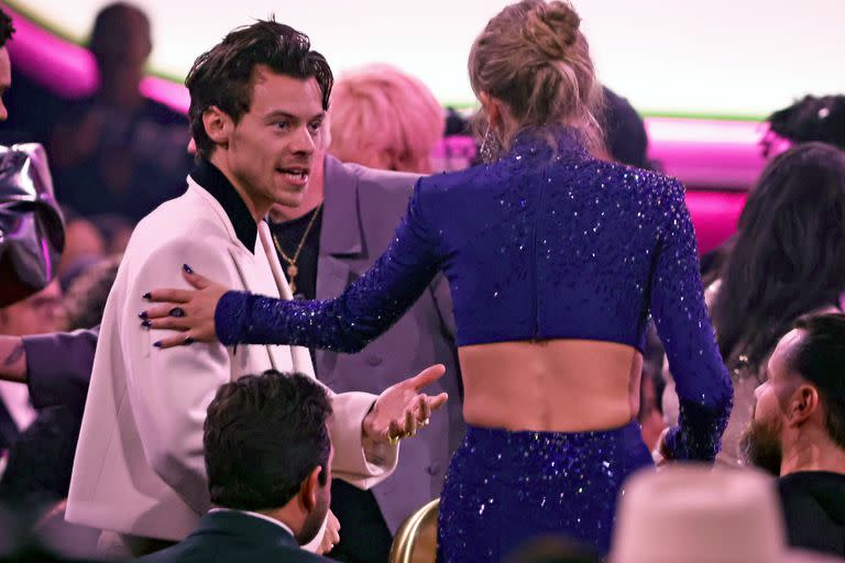 Harry Styles junto a Swift en los últimos premios Grammy