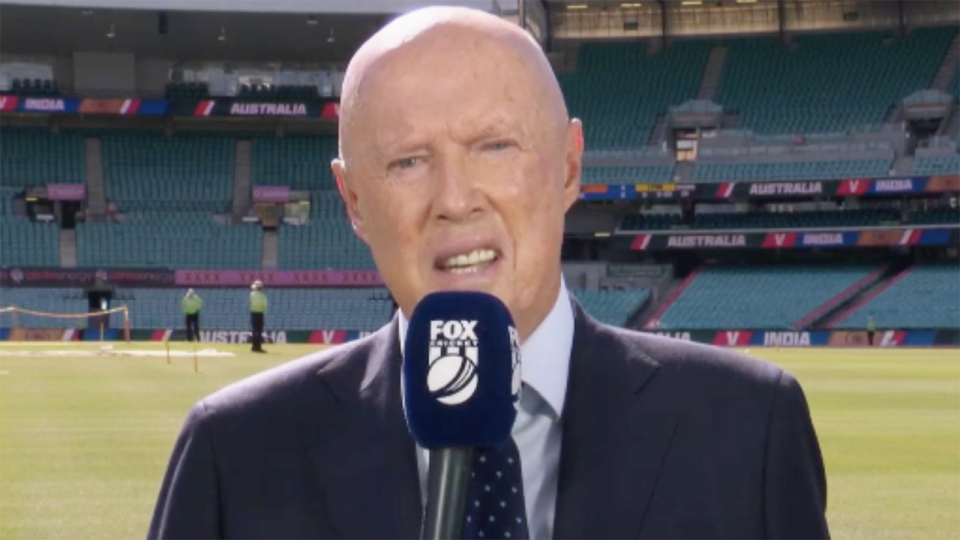 Former Test player and cricket commentary great Kerry O'Keeffe is pictured.