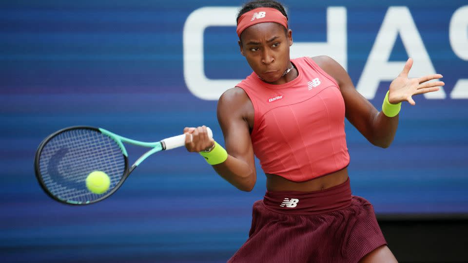 Gauff has now reached her second ever singles semifinal at a grand slam.  - Brendan Mcdermid/Reuters