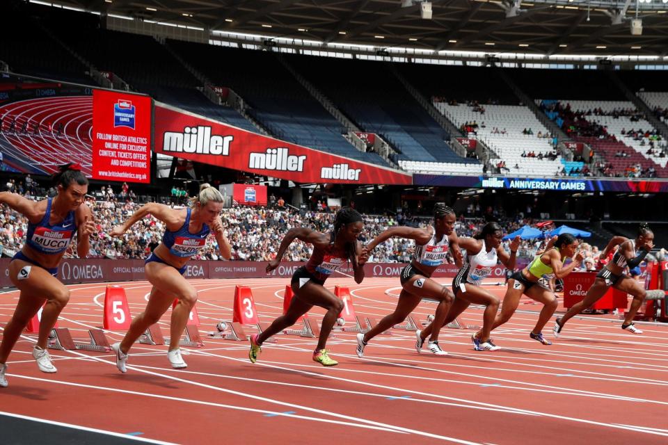 Some of the biggest names in world athletics will descend upon the London Stadium for this year’s Anniversary Games this weekend. Held every year as part of the legacy of the 2012 Olympics, the Games incorporate the London leg of the sport’s elite Diamond League circuit. With the World Championships to come in Doha in the Autumn, the event is likely to form a key part of the preparation for a host of Britain’s brightest talents, with the likes of Dina Asher-Smith, Laura Muir and Katarina Johnson-Thompson already confirmed participants. Double Olympic champions Christian Taylor (triple jump) and Elaine Thompson (100m) are among the global stars expected to compete, though 400m world record holder Wade van Niekerk has had to pull out of his planned appearance because of injury. Follow all the action LIVE below!Can't see the London Anniversary Games results 2019 LIVE blog? Click here for the desktop version.* * * When are the Anniversary Games? The Anniversary Games is the only event on the Diamond League calendar to be held across two days. Saturday, July 20, 2019 – Doors open 11am BST, last event 4:20pm BSTSunday, July 21, 2019 – Doors open 11am BST, last event 3:50pm BST TV channel and live stream informationThe event will be shown live on BBC One, and will be available via the BBC iPlayer.You can follow all the action with Standard Sport's LIVE results page.* * * Anniversary Games full schedule *denotes event is part of the Diamond League Saturday 1:20pm Men's Long Jump 1.35pm Women's 100m Hurdles Heat A* 1:45pm Women's 100m Hurdles Heat B* 2:04pm Women's 400m* 2:09pm Women's Pole Vault* 2:13pm Men's 5000m 2:20pm Women's Javelin* 2:35pm Men's 100m Heat A* 2:40pm Men's Triple Jump* 2:45pm Men's 100m Heat B* 2:55pm Men's 800m* 3:06pm Women's 200m 3:17pm Men's 400m Hurdles 3:29pm Women's 100m Hurdles Final* 3:39pm Women's 1500m* 3:50pm Men's 100m Final* 4:03pm T33/34 100m Women 4:11pm T64 100m Men 4:20pm Women's 4x100m Relay Sunday 1:20pm T44-64 Long Jump Women 1:35pm Men's 4x100m Relay 1:45pm T53/54 800m Men 1:50pm Men's Discus* 1:55pm T35-38 100m Women 2:04pm Men's 400m* 2:15pm Women's 100m Heat A* 2:20pm Men's High Jump* 2:25pm Women's 100m Heat B* 2:35pm Women's 800m 2:40pm Women's Long Jump* 2:45pm Emsley Carr Mile 2:56pm Women's 5000m* 3:19pm Men's 200m 3:29pm Women's 400m Hurdles* 3:39pm Men's 110m Hurdles 3:50pm Women's 100m Final*