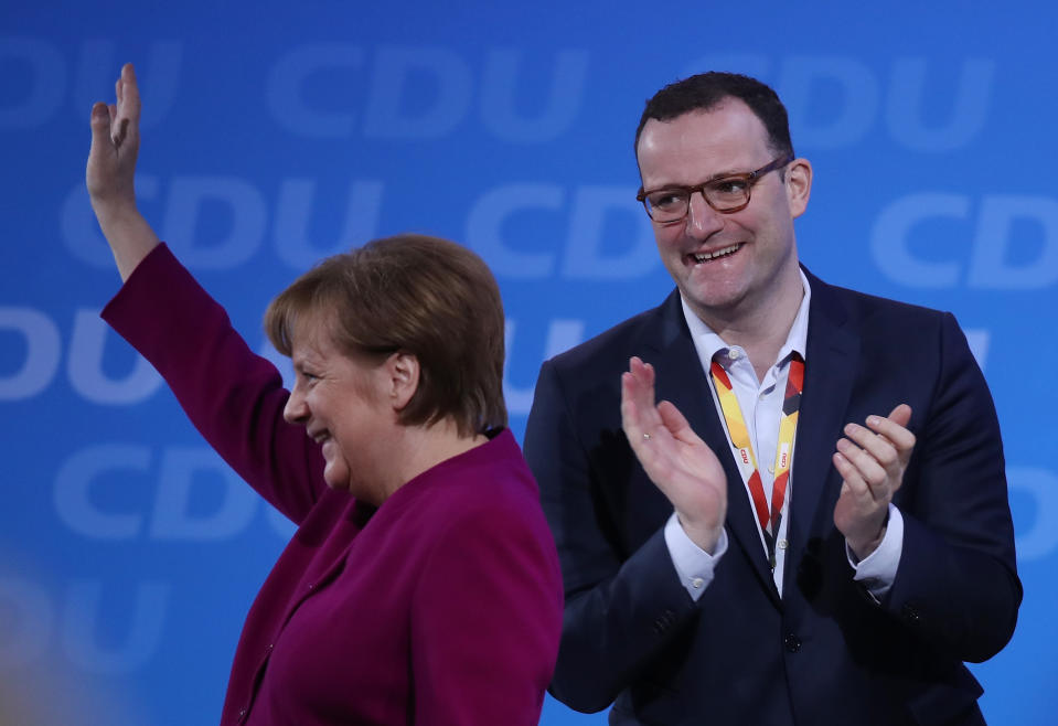 Mehrere Bewerber kämpfen um die Nachfolge von Angela Merkel an der CDU-Spitze. Darunter auch Jens Spahn. (Bild: Getty Images/Sean Gallup)