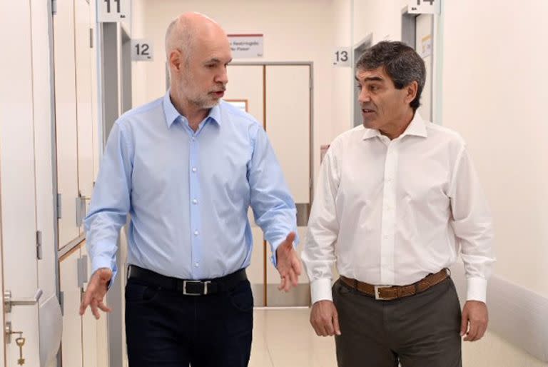 Horacio Rodríguez Larreta y Fernán Quirós