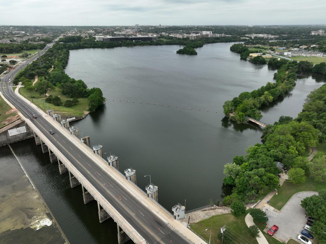 The wishbone bridge is seen as a remedy to safety concerns on the Pleasant Valley Road bridge, which has three lanes for traffic with limited sidewalk space as pedestrians and cyclists also make their way over Longhorn Dam.