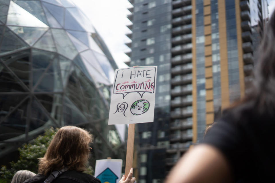 Amazon Employees Stage Walkout In Protest To Office And Climate Policies