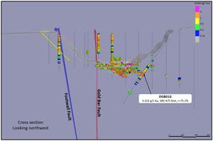 Cross-section through Atlas pit (looking west)