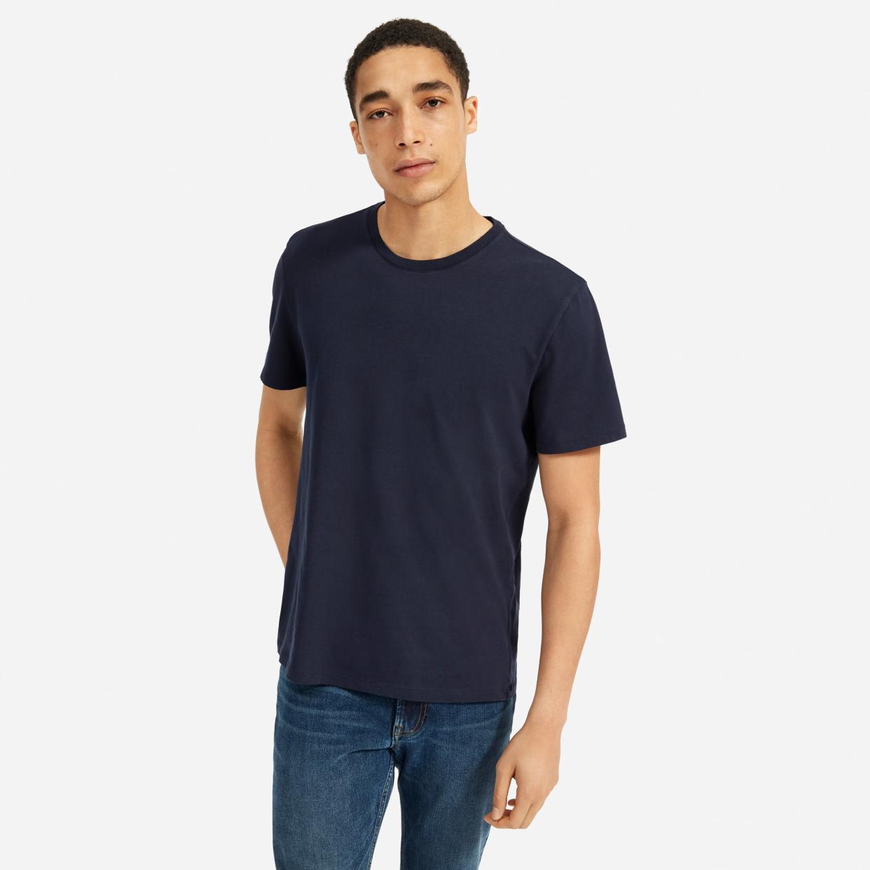 <p><a href="https://go.redirectingat.com?id=74968X1596630&url=https%3A%2F%2Fwww.everlane.com%2Fproducts%2Fmens-organic-cotton-crew-tee-navy&sref=https%3A%2F%2Fwww.oprahdaily.com%2Flife%2Fg26961897%2Fgifts-for-new-dads%2F" rel="nofollow noopener" target="_blank" data-ylk="slk:Shop Now;elm:context_link;itc:0;sec:content-canvas" class="link rapid-noclick-resp">Shop Now</a></p><p>The Organic Cotton Crew</p><p>$30.00</p><p>everlane.com</p><span class="copyright">Everlane</span>
