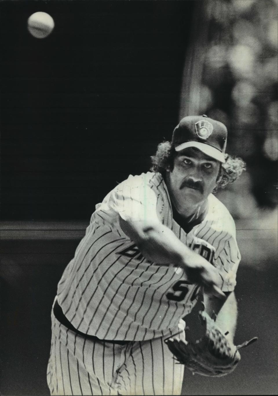 Right-hander Pete Vuckovich was an intimidating force for the 1982 Brewers.