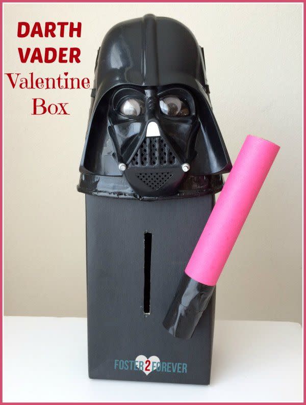 darth vader diy valentines day boxes