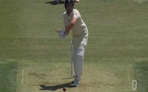 Sibley's set up - Credit: Sky Sports Cricket