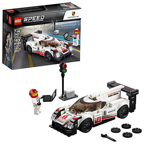 <p><strong>LEGO</strong></p><p>amazon.com</p><p><strong>$14.99</strong></p><p><a rel="nofollow noopener" href="http://www.amazon.com/dp/B079YGXY1H/" target="_blank" data-ylk="slk:Shop now;elm:context_link;itc:0;sec:content-canvas" class="link ">Shop now</a></p><p>You can buy the Porsche race car that thrice won the 24 Hours of Le Mans for about $15. So long as you're okay with your <a rel="nofollow noopener" href="https://www.caranddriver.com/news/a15110961/porsche-919-hybrid-le-mans-prototype-auto-shows/" target="_blank" data-ylk="slk:919 hybrid;elm:context_link;itc:0;sec:content-canvas" class="link ">919 hybrid</a> fitting in the palm of your hand, of course. </p><p>161 pieces</p>