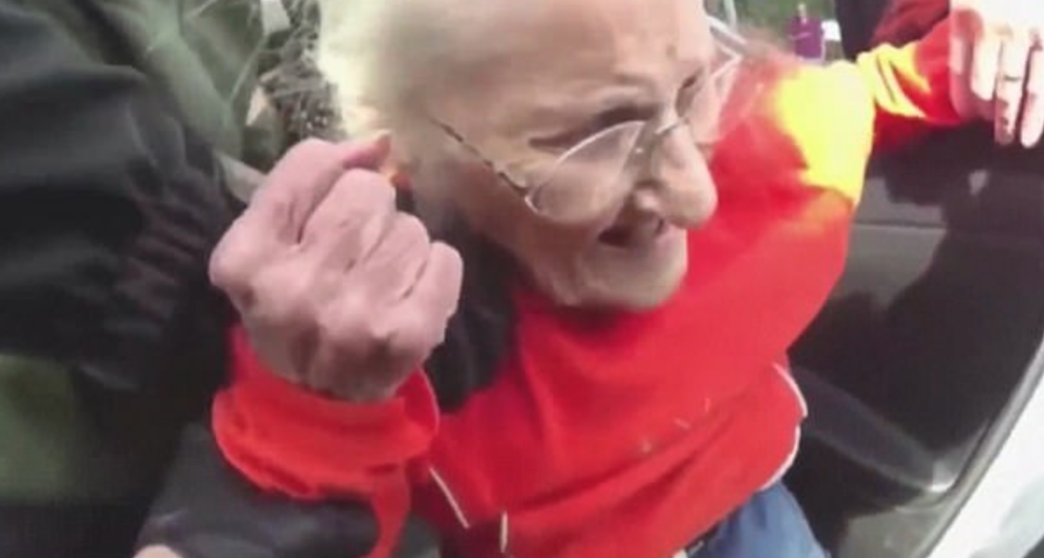 <em>Evicted – the 93-year-old claims authorities would not accept her rent, but they say she refused to pay (Picture: Lake County Sheriff’s Office)</em>