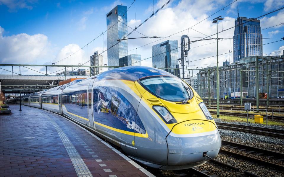 eurostar arrives in rotterdam - Getty Images