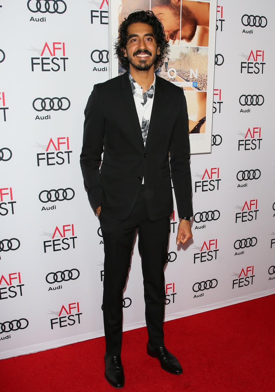 Patel at the premiere of "Lion" at AFI Fest in Hollywood on Nov. 11, 2016.
