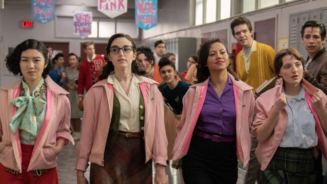 Grease: The Rise Of The Pink Ladies Stars Discuss Easter Eggs And  References To The Original Movie