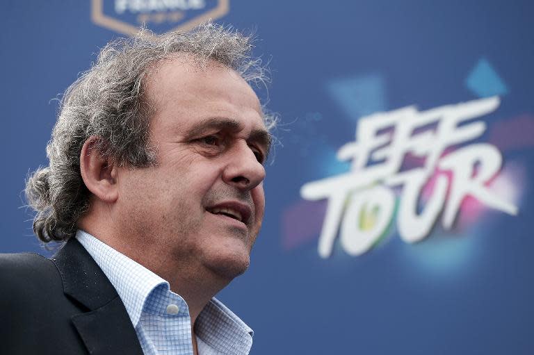 The Israel Football Association has urged UEFA president Platini to speak out against the Palestinian bid to vote the IFA out of FIFA