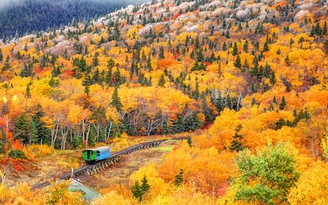 There is nowhere better to see fall colours than in New England - Credit: iStock