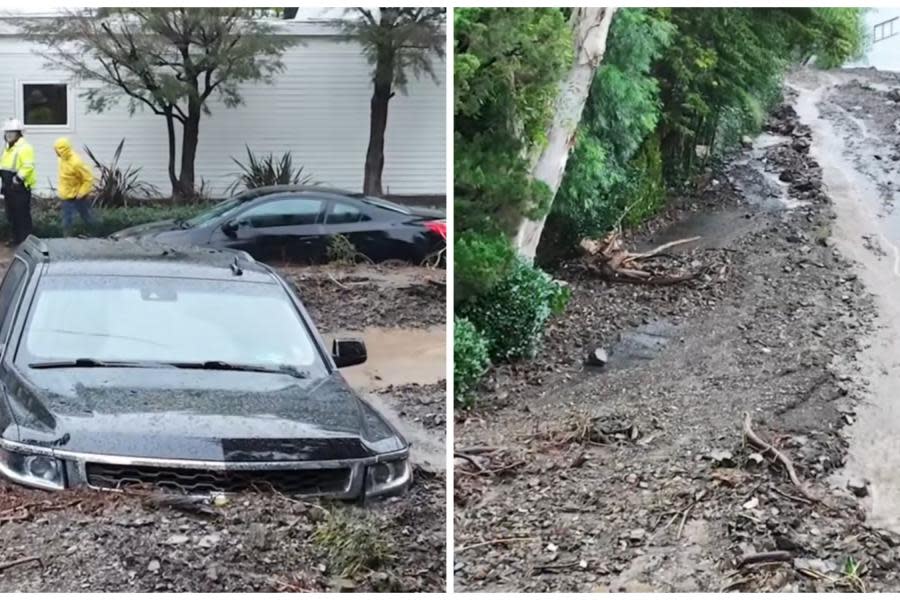 Fuertes lluvias causan más de 300 deslizamientos de tierra en Los Ángeles