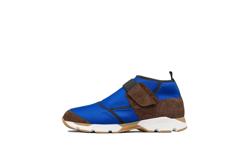 Marni neoprene and suede sneaker (was $470, 66% off)