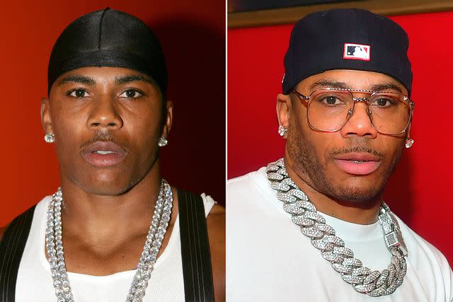 <p>KMazur/WireImage; Prince Williams/WireImage</p> Nelly in 2004; in 2024