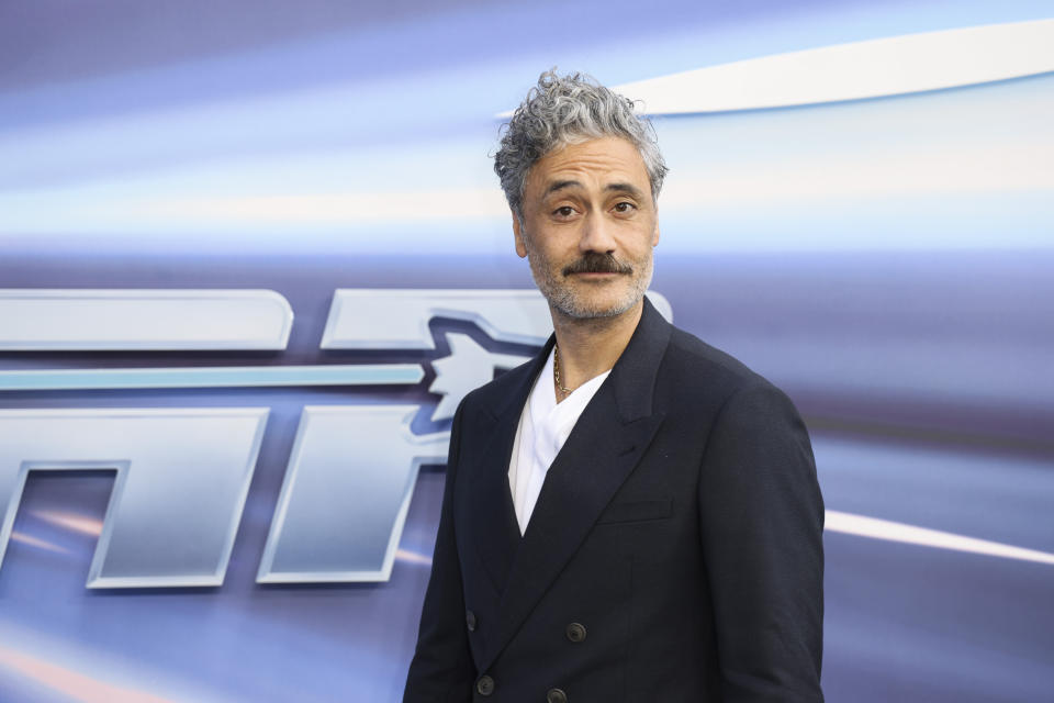 Taika Waititi poses for photographers upon arrival for the premiere of the film 'Lightyear' in London, Monday, June 13, 2022. (Photo by Vianney Le Caer/Invision/AP)