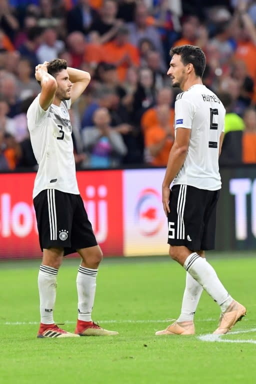 Defender Mats Hummels said Germany had only themselves to blame