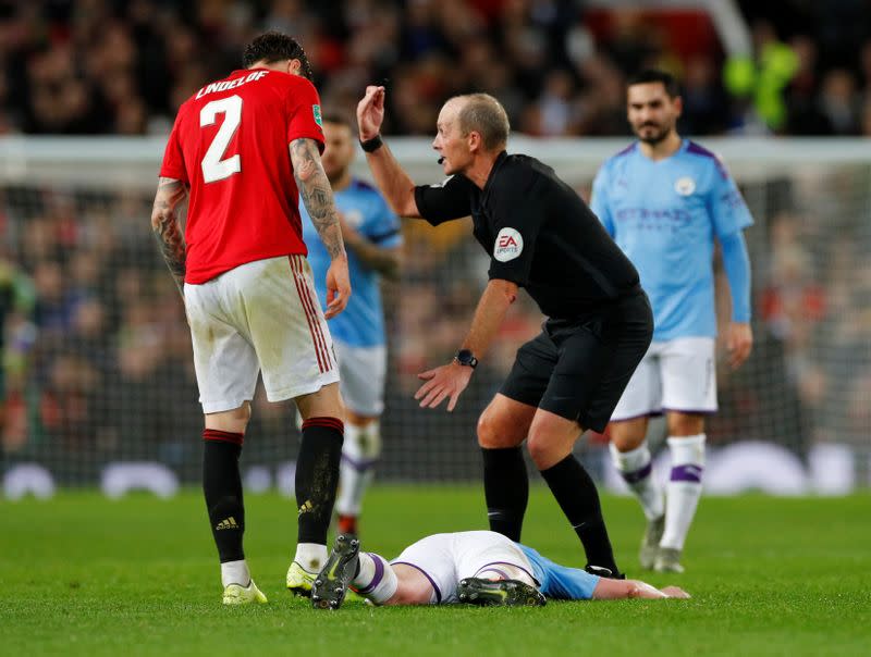 Carabao Cup - Semi Final First Leg - Manchester United v Manchester City