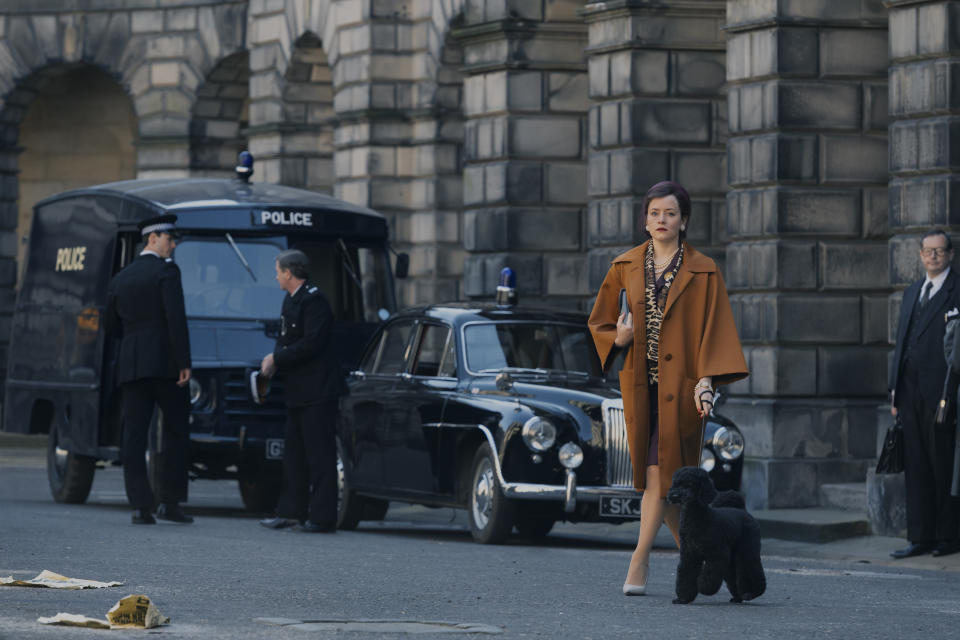 Claire Foy in “A Very British Scandal.” - Credit: Alan Peebles/BBC