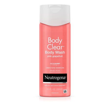 5) Body Clear Pink Grapefruit Body Wash