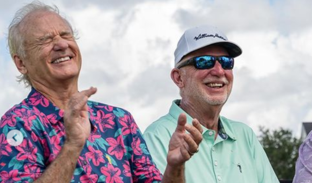 Bill Murray and brother Ed (Credit: Instagram/William Murray Golf)